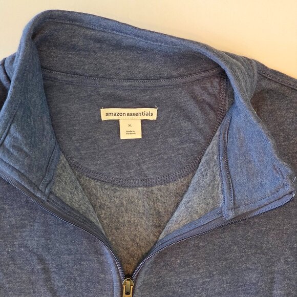 Amazon Essentials Men’s Full-Zip Track Jacket, XL, Heather Navy Blue - Picture 4 of 7